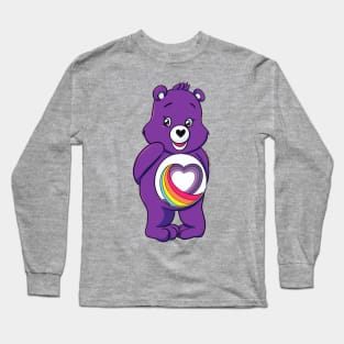 Rainbow Heart Care Bear Long Sleeve T-Shirt